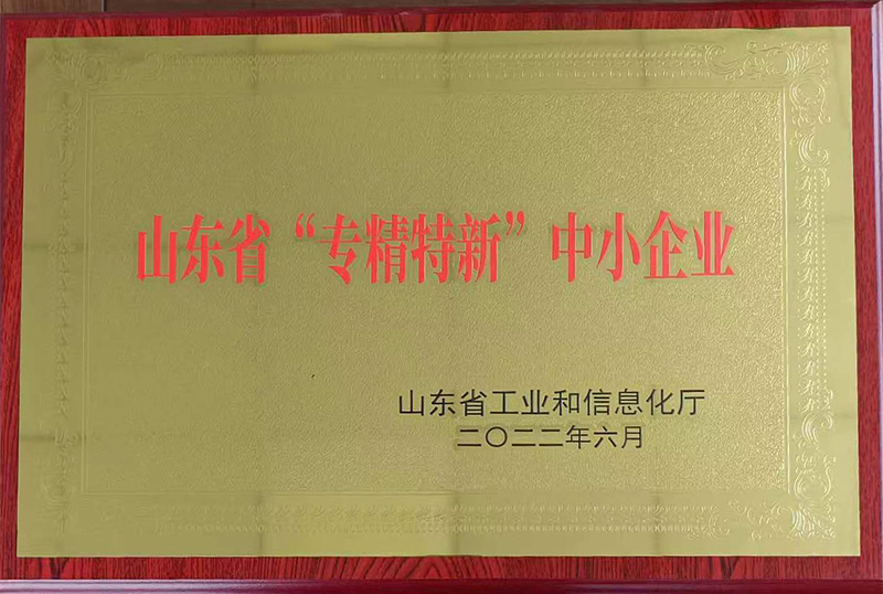 山東省“專精特新”中小企業